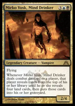 Mirko Vosk, Mind Drinker 85 Rare Dragon's Maze MTG Near Mint - Image 1
