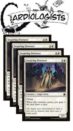 Inspiring Overseer x4 | Magic the Gathering MTG | Foundations | NM - Image 1