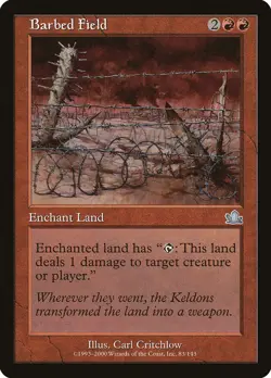 Barbed Field Prophecy MTG NM - Image 1