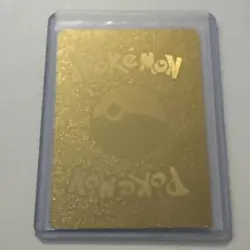 Suicune GX Gold Foil HP 180 Pokemon Card rare limited edition fan art - Image 2