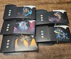 Set of 5 MTG Tarkir: Dragonstorm Commander Deck Boxes - Collectible, Precon - Image 1