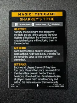 SHARKEY'S TITHE #4/4 The Lord of the Rings: Tales of Middle-earth Magic Minigame - Image 1