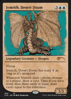 [1x] Iymrith, Desert Doom - Foil - Showcase Near Mint, English Secret Lair MTG M - Image 1