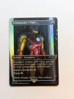 Commander's Plate (1733) (Rainbow Foil) Secret Lair Drop Foil - Image 1