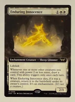 Enduring Innocence Extended Art - Duskmourn: House of Horrors MTG - Image 1