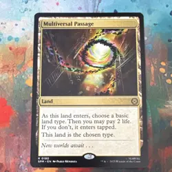 Wizards of the Coast MTG Multiversal Passage 0180 Rare Land EN - Image 1