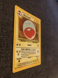 Electrode 2/64 Pokemon Jungle Set Rare Holo MISSING SYMBOL Trading Card 1999 - Image 2