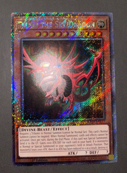 Slifer The Sky Dragon - Platinum Secret Rare - RA04-EN117 - NM - YUGIOH - Image 1
