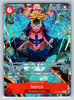MARCO (ALTERNATE ART) OP16-014 THE TIME OF BATTLE FOIL - Image 1