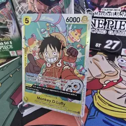 Monkey D Luffy Op07-109 SR Foil One Piece Tcg ENG Super Rare - Image 2