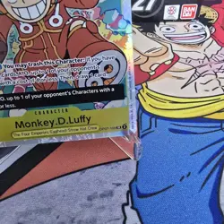 Monkey D Luffy Op07-109 SR Foil One Piece Tcg ENG Super Rare - Image 3