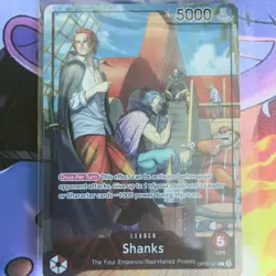 Shanks (2025 PSA Magazine Promo) OP09-001 One Piece Promotion Cards Foil - Image 2