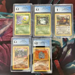 Pokemon WOTC non holo rare graded Jungle first edition lot - Image 1