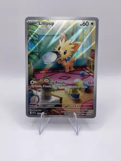 Lillipup 154/086 Sv: White Flare Holo Illustration Rare - Image 1