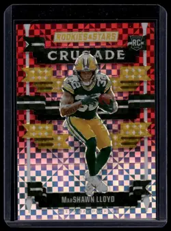 2024 Panini Rookies & Stars #C-MLD MarShawn Lloyd Crusade Red Plaid - Image 1