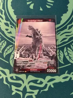 Godzilla 1954 P 003+ Foil Godzilla Card Game 1st Edition Rare Parallel Monster - Image 1