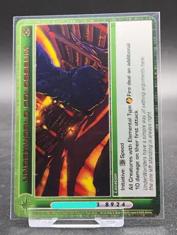2007 Chaotic TCG : Underworld Colosseum Dawn Of Perim 1st Edition Rare Location - Image 1