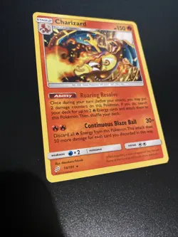 Pokemon Charizard TCG 14/181 Non-Holo Rare SM Team-Up - Image 2