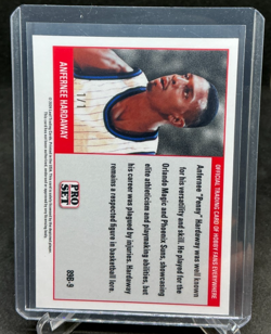 2024 Leaf Collective Multi-Sport Pro Set ANFERNEE HARDAWAY Silver Shimmer 1/1 - Image 2