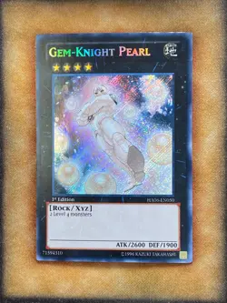 Yugioh Gem-Knight Pearl HA06-EN050 Secret Rare 1st Ed NM - Image 1