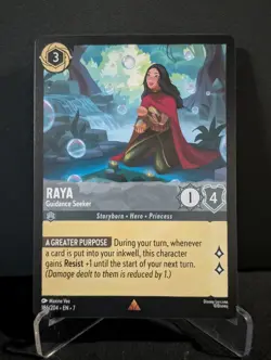 Disney Lorcana Archazia's Island - Raya Guidance Seeker 186/204 Non Foil - Image 1