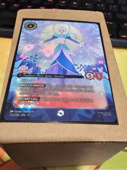 Disney Lorcana - Winterspell - Elsa - Ice Artisan - ENCHANTED - ENGLISH 233/204 - Image 1