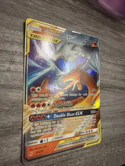 Pokemon TCG Reshiram & Charizard GX 20/214 Tag Team Ultra Rare NM Condition - Image 2