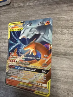 Pokemon TCG Reshiram & Charizard GX 20/214 Tag Team Ultra Rare NM Condition - Image 3