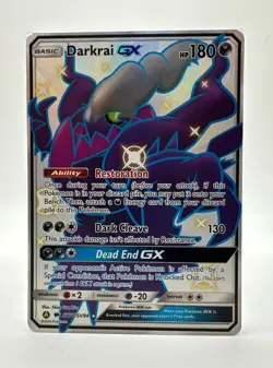 The Pokemon Company Pokemon TCG Darkrai GX Full Art Holo SV70/SV94 Eng 2019 NM - Image 1