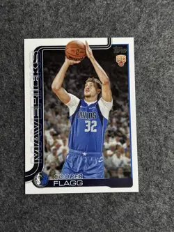 Cooper Flagg 2025-26 Topps Basketball Rookie Base #201 Dallas Mavericks - Image 1