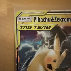 Pokemon Pikachu & Zekrom GX TAG TEAM 33/181 SM-Team Up Holo Ultra Rare EN - Image 2