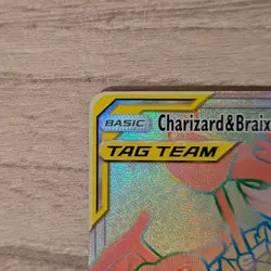Charizard & Braixen GX (251/236) Secret Rare Rainbow Pokemon Card - NEAR MINT - Image 2