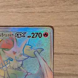 Charizard & Braixen GX (251/236) Secret Rare Rainbow Pokemon Card - NEAR MINT - Image 3
