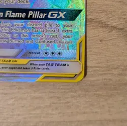 Charizard & Braixen GX (251/236) Secret Rare Rainbow Pokemon Card - NEAR MINT - Image 5