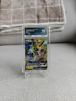Jolteon GX 013/038 ACE 10 Pokemon Card Japanese Eevee GX Starter 2018 - Image 1