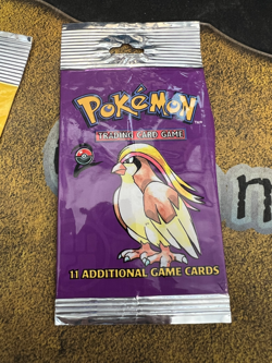 Pokemon 3x Base Set 2 Long Crimp Empty Booster Packs - Pidgeot Raichu Gyarados - Image 5