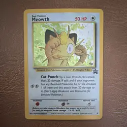 Wizards Pokemon TCG Meowth Wotc Promo Holo 10/53 50 HP Basic English 1999 - Image 1
