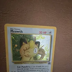 Wizards Pokemon TCG Meowth Wotc Promo Holo 10/53 50 HP Basic English 1999 - Image 2