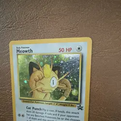 Wizards Pokemon TCG Meowth Wotc Promo Holo 10/53 50 HP Basic English 1999 - Image 3
