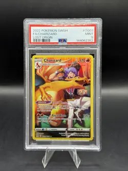 Pokemon TCG Charizard Lost Origin Holo Ultra Rare Card TG03/TG30 PSA 9 - Image 1