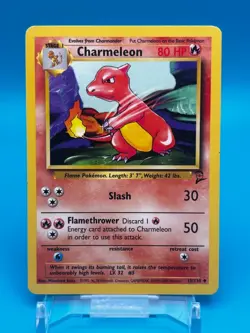 Charmeleon Pokemon Card - Base 2 Set #35/130 - Vintage Uncommon 2000 TCG - Image 1