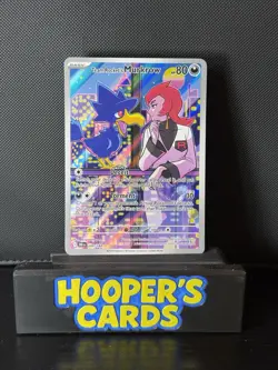 Pokemon TCG Destined Rivals Team Rockets Murkrow 200/182 Illustration Rare Holo - Image 1