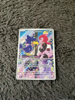 Pokemon TCG Team Rockets Murkrow Card 200/182 Destined Rivals Illustration Rare - Image 2