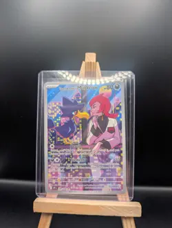 Pokemon TCG Team Rockets Murkrow Card 200/182 Destined Rivals Illustration Rare - Image 1