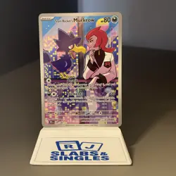 Pokemon TCG Team Rockets Murkrow Card 200/182 Destined Rivals Illustration Rare - Image 1