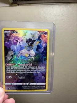 Mew Pokemon TCG Card - Mysterious Tail Ability Promo Holo Rare - Image 1