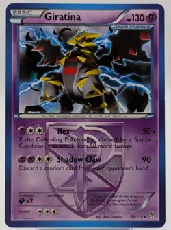 Giratina Team Plasma 62/135 Plasma Storm Pokemon TCG Regular Card - Image 1