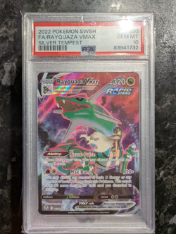 RAYQUAZA VMAX TG20/TG30 | PSA 10 | Silver Tempest Graded Pokemon Card - Image 1