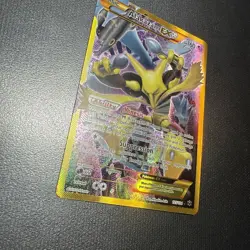 Pokemon Alakazam TCG EX XY Fates Collide Holo Card 125/124 Full Art Secret Rare - Image 3