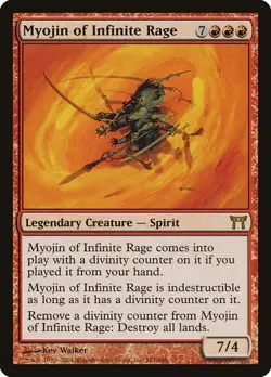 MYOJIN OF INFINITE RAGE (CHK) Champions of Kamigawa - MTG - NM - Image 1